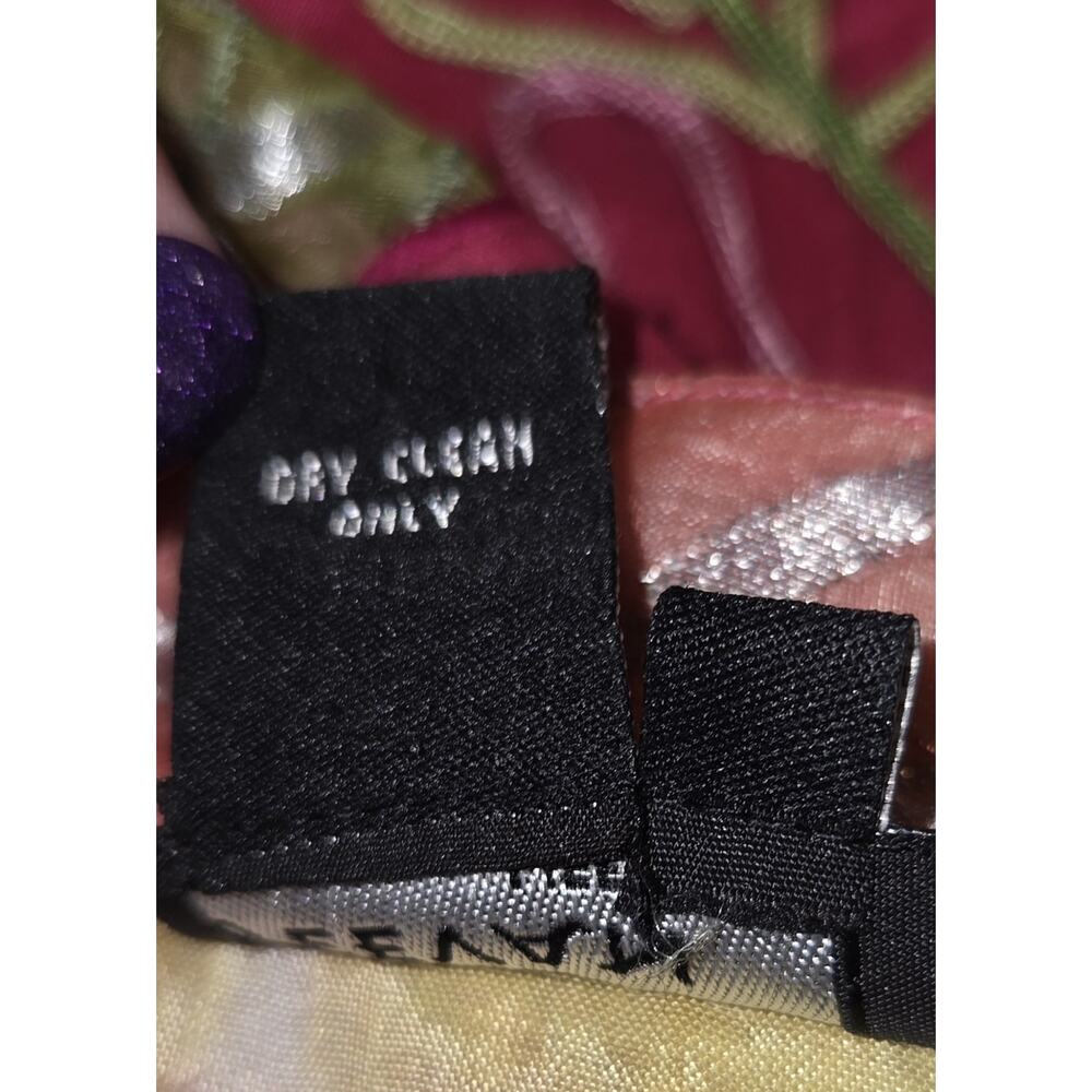 Vintage Jeevan Silk Top Jacket Plus Sz 2X Art To Wear Artsy Textured Silk Blend - Picture 10 of 16
